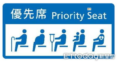 博愛座走入歷史!交通部公布「優先席」統一圖示 增1圖案