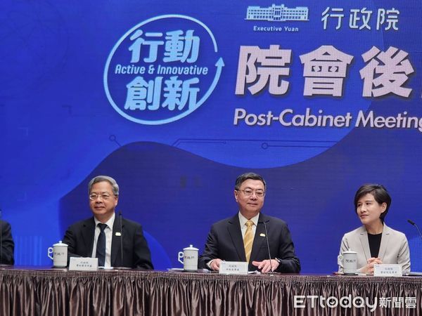 ▲▼行政院長卓榮泰出席行政院會記者會。（圖／記者陳家祥攝）