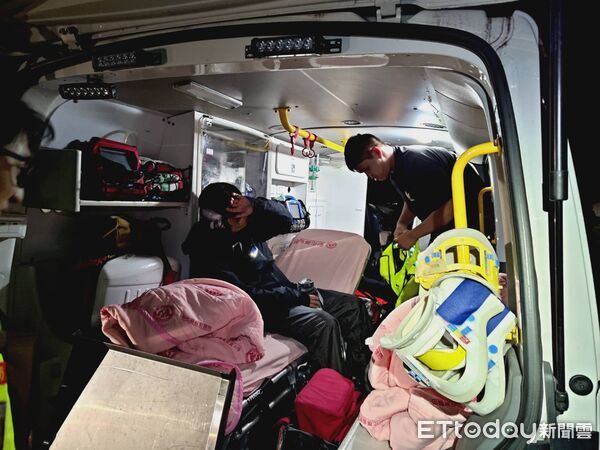 ▲玉山東峰山友遭雷擊受傷，幸運獲救。（圖／記者高堂堯翻攝，下同）