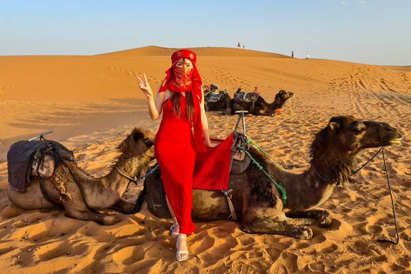 ▲▼Merzouga Glamping。（圖／部落客混血珊莎的奇幻旅程授權提供）