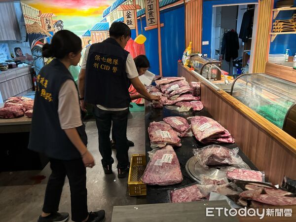 ▲▼御帝燒肉和牛,過期。（圖／保七總隊提供）