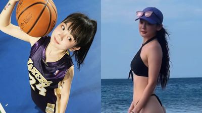「籃球女神」綠島解放比基尼! 一轉側面臀型全看光激辣