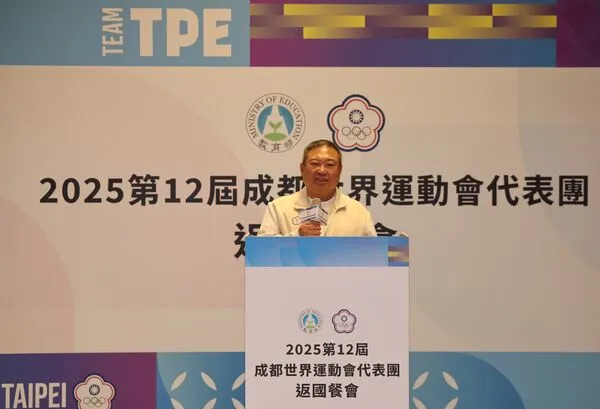 ▲體育署長鄭世忠、奧會主席林鴻道。（圖／中華奧會提供）