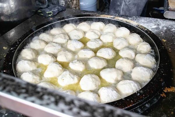 ▲▼國小麵線豆花水煎包。（圖／部落客美熊很愛吃授權提供）