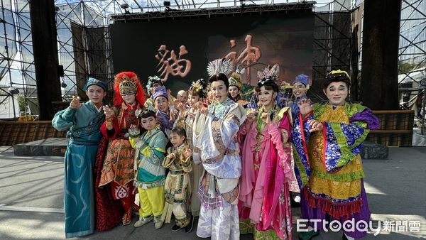 ▲▼明華園睽違十年在金門演出《貓神》。（圖／記者林名揚翻攝）
