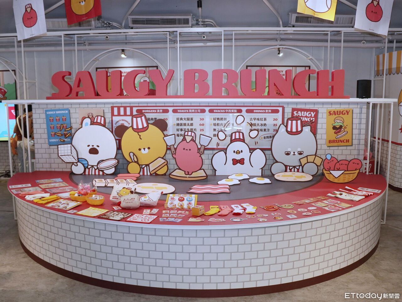 ▲▼   dtto friends 主題快閃店《SAUGY BRUNCH》。（圖／記者蘇晟彥攝）