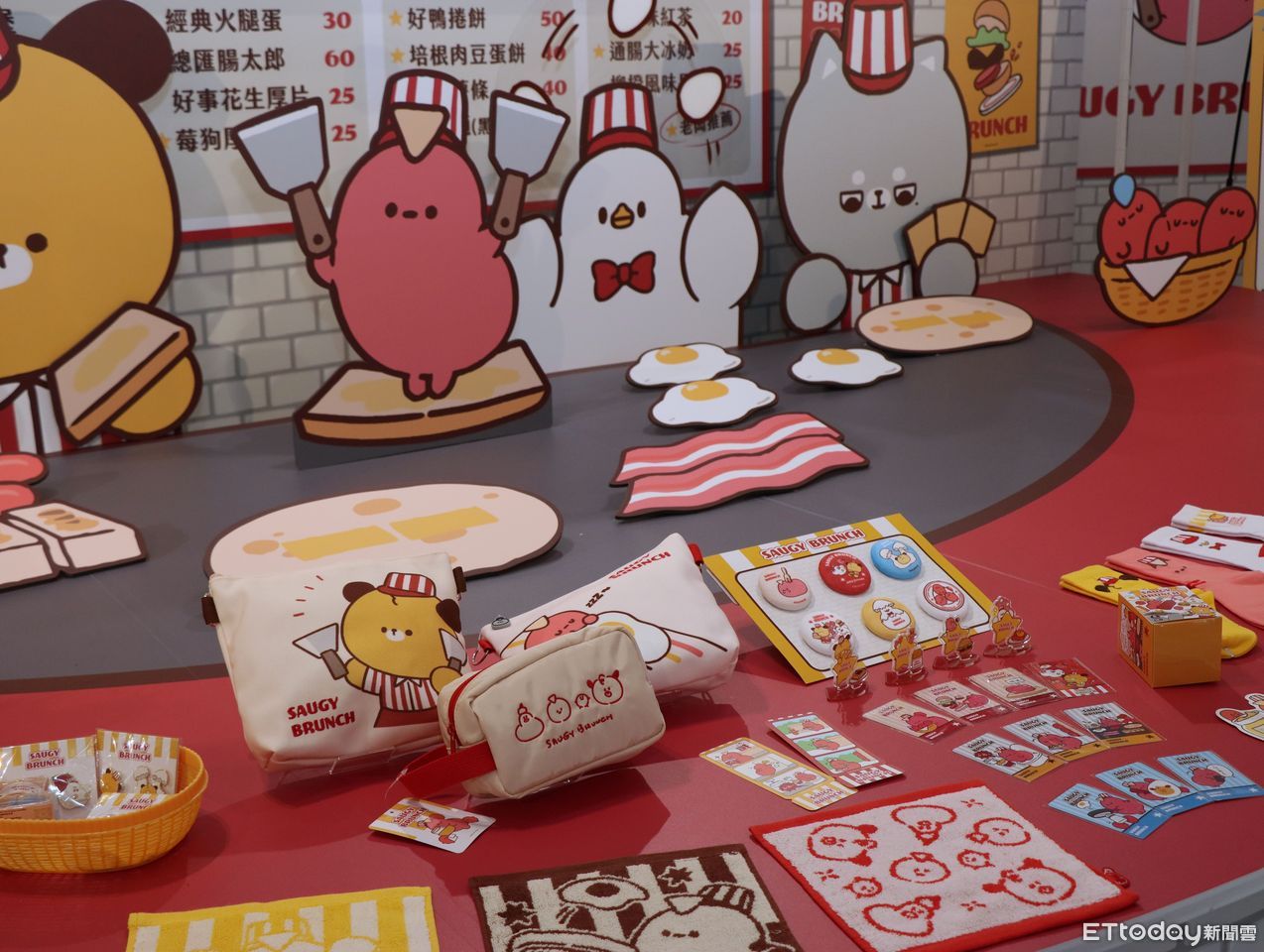 ▲▼   dtto friends 主題快閃店《SAUGY BRUNCH》。（圖／記者蘇晟彥攝）