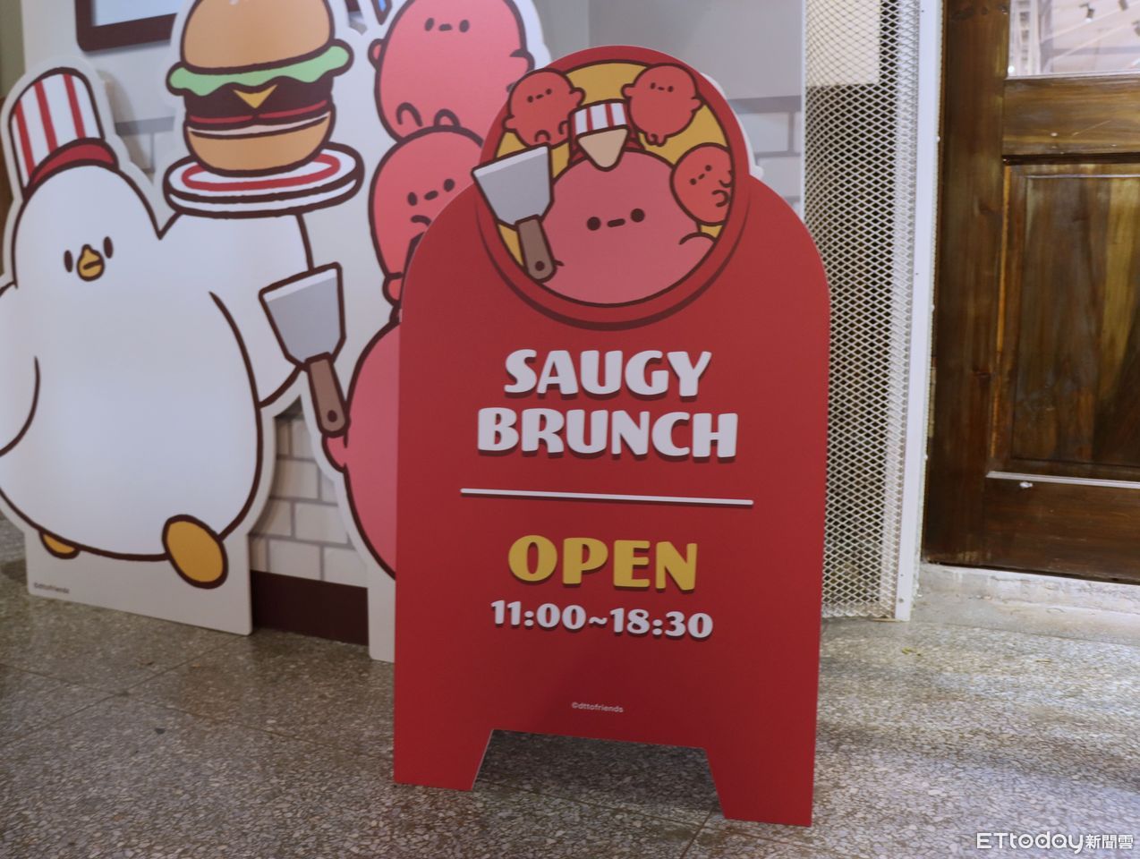 ▲▼   dtto friends 主題快閃店《SAUGY BRUNCH》。（圖／記者蘇晟彥攝）