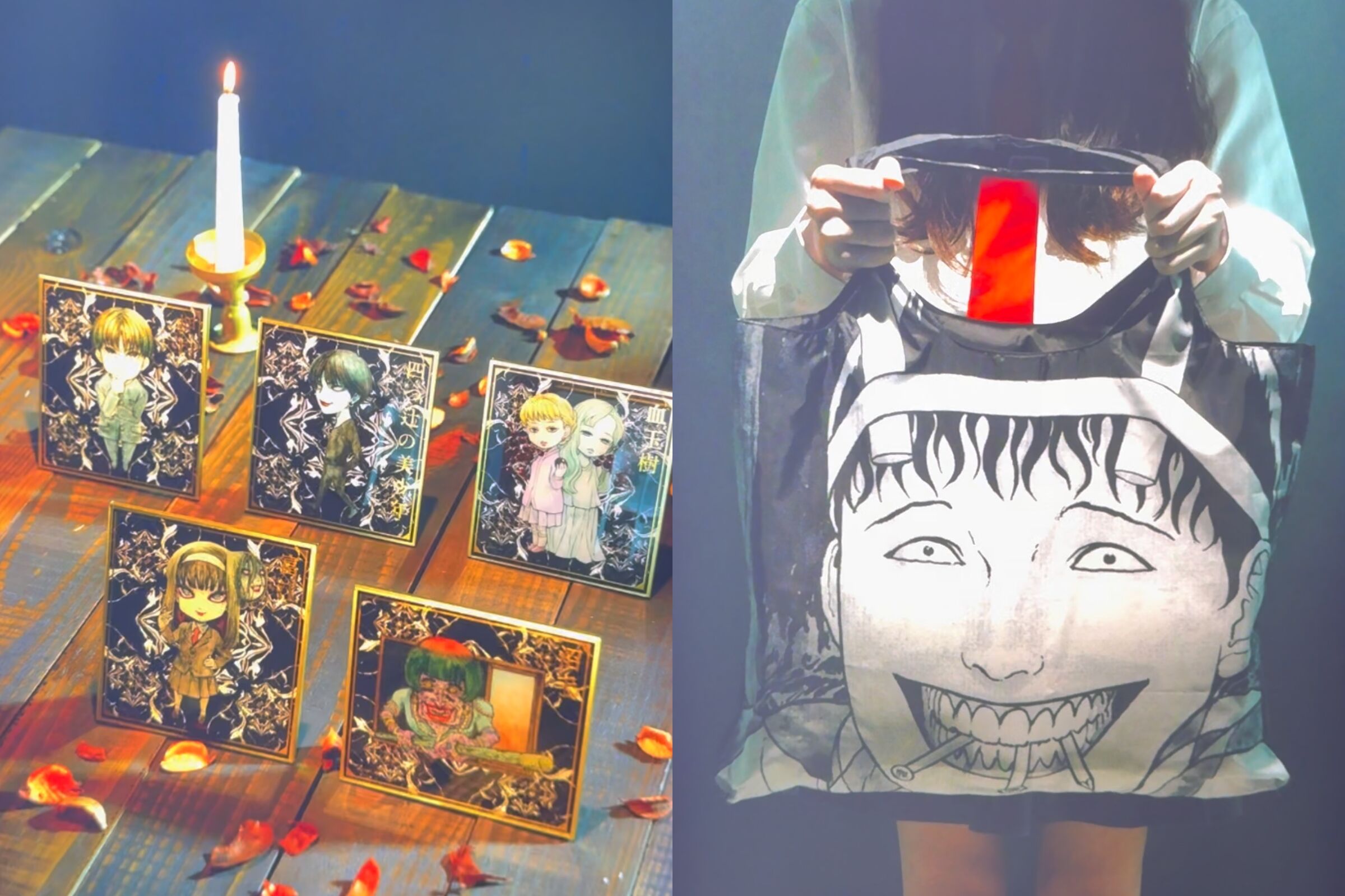 ▲▼7-ELEVEN搶搭鬼門開、中元節話題，首度推出全店《伊藤潤二系列》精品活動。（圖／業者提供）