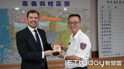 英國在台辦事處參訪嘉義縣災害應變中心 加強國際合作