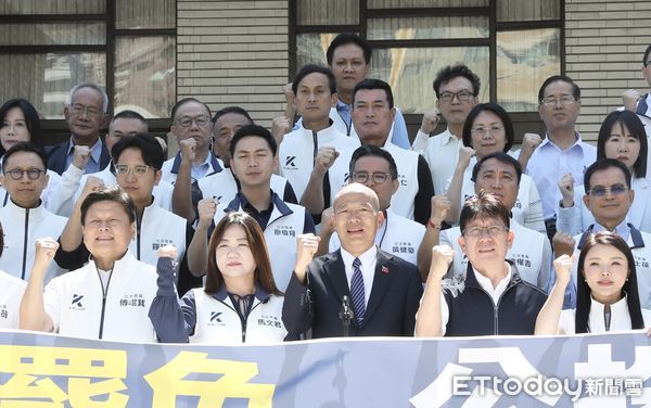 ▲▼國民黨全體黨籍委員 韓國瑜 召開 不同意罷免  守住好立委  公投投同意  台灣更有力 記者會。（圖／記者屠惠剛攝）