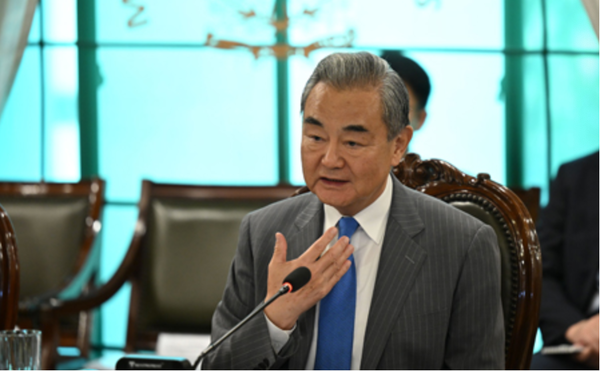 ▲▼ 王毅同巴基斯坦副总理兼外长达尔举行中巴外长战略對話            。（圖／翻攝陸外交部官網 ）