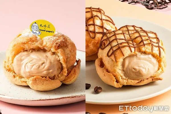 ▲▼beard papa`s泡芙節推限定口味泡芙。（圖／beard papa`s提供）