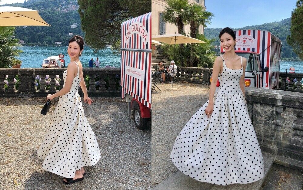 ▲圓點穿搭     。（圖／翻攝自IG）