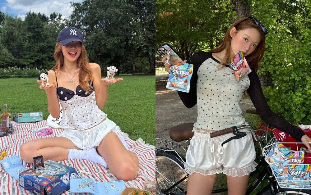 ▲圓點穿搭     。（圖／翻攝自IG）