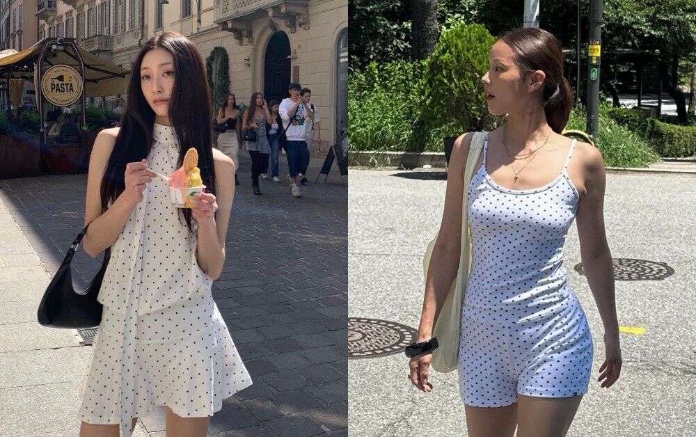 ▲圓點穿搭     。（圖／翻攝自IG）