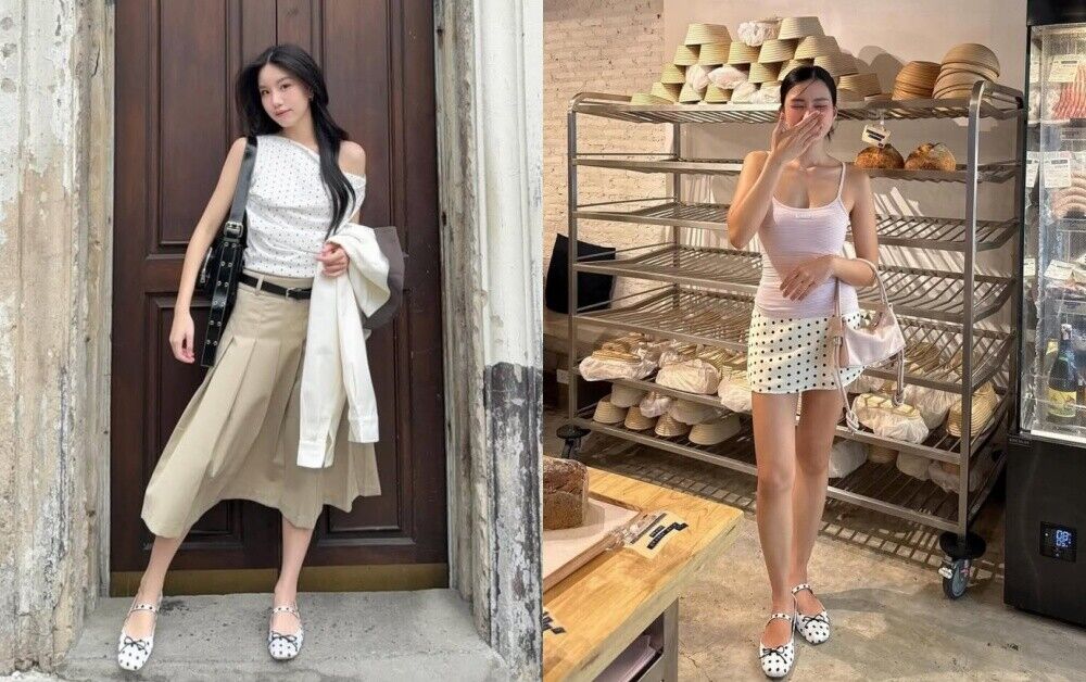 ▲圓點穿搭     。（圖／翻攝自IG）