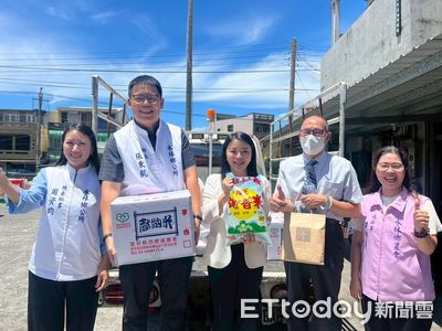 立委張嘉郡攜手福慧關懷協會 募集兩千公斤物資送愛到水林