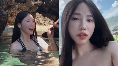 「最正人妻」咪妃罕見解放比基尼！　深溝被看光轉身激辣