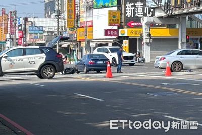 快訊／台中自小客闖紅燈！28歲騎士待轉區被撞飛　搶救無效慘死