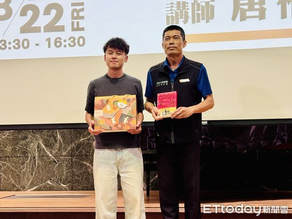 ▲勞動部雲嘉南分署舉辦名人講座，新銳導演唐福睿分享跨界職涯經驗。（記者林東良翻攝，下同）