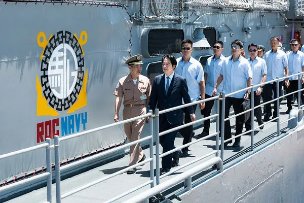 ▲▼總統賴清德勗勉海軍艦指部168艦隊。（圖／總統府提供）