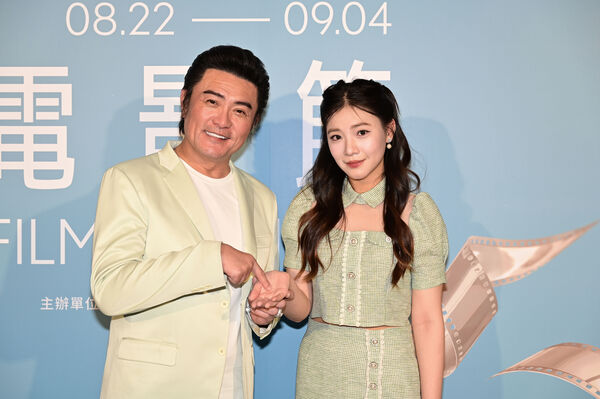 ▲《突破：三千米的泳氣》李㼈、李紫嫣、《里斯本丸沉沒》製片焦雄屏 、導演方勵。（圖／桃園電影節提供）