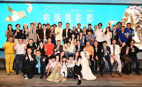 ▲《突破：三千米的泳氣》李㼈、李紫嫣、《里斯本丸沉沒》製片焦雄屏 、導演方勵。（圖／桃園電影節提供）