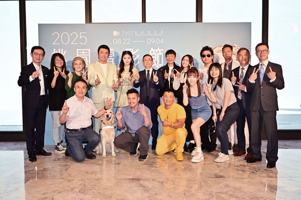 ▲《突破：三千米的泳氣》導演安景鴻今率領李㼈、李紫嫣、范逸臣、太保、翁家明、翁琪兒等人一同出席桃影開幕式。（圖／桃園電影節提供）