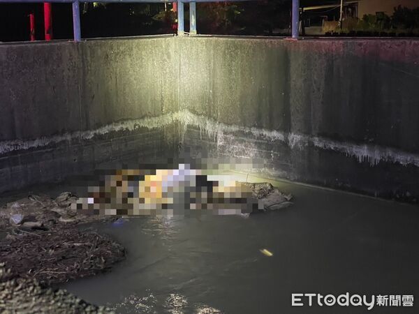 ▲▼台南官田區嘉南大圳發現女性浮屍。（圖／記者林東良翻攝）