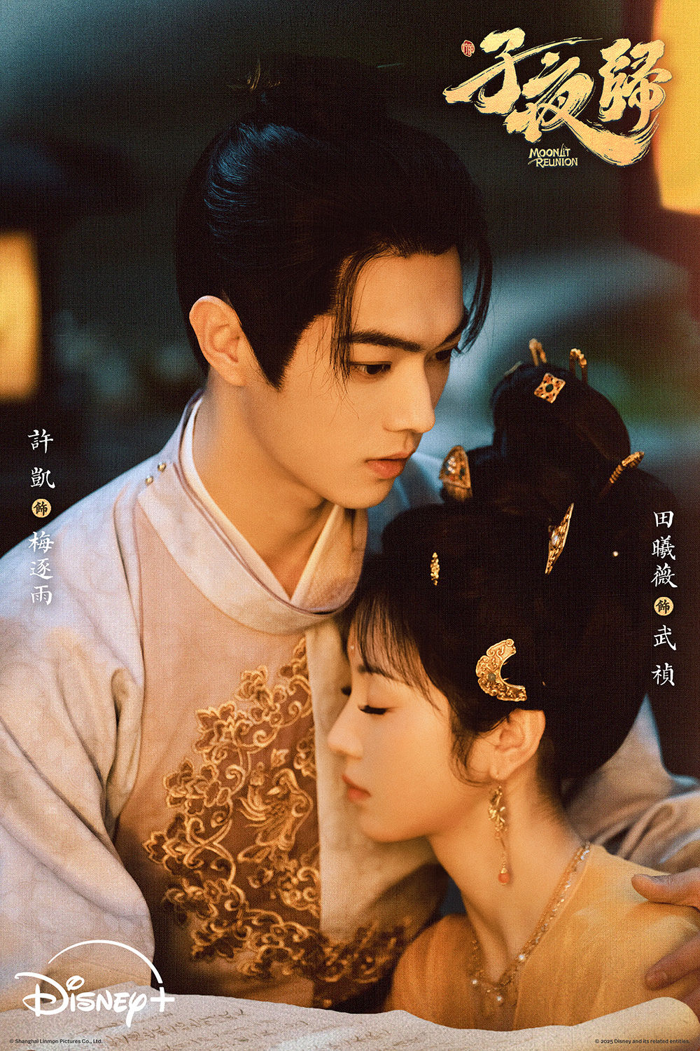 ▲▼《子夜歸》改編自大女主小說，男主角是第一主角，業界分析這是因為流量男星具備廣告招商能力，間接透露許凱的明星影響力。（圖／翻攝自臉書／Disney+）