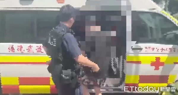 ▲▼兄弟你說原創人梅海強因為說借過沒人理，竟失控推打婦人。(圖／記者邱中岳翻攝）
