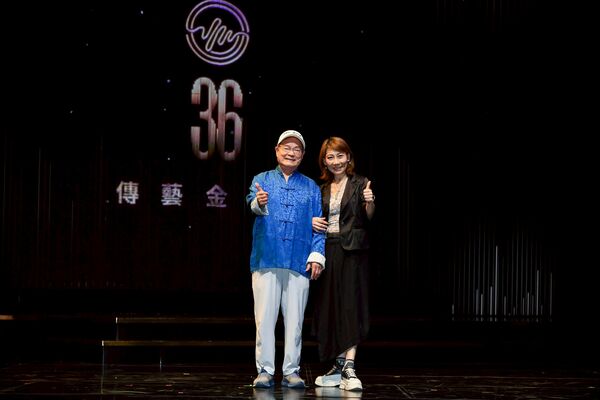 ▲劉福助與郎祖筠。（圖／三立提供）