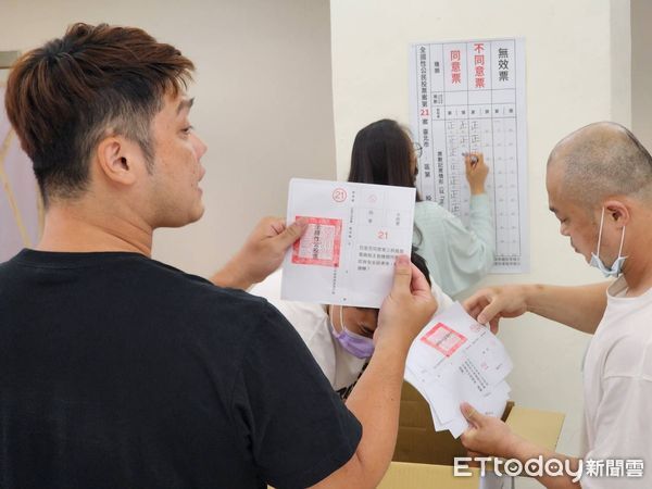 ▲▼823核三重啟公投開票作業進行中。（圖／記者陳家祥攝）