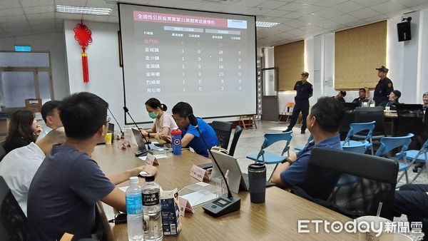 ▲▼             金門縣烏坵鄉不到10分鐘開票完畢。（圖／記者林名揚翻攝，下同）