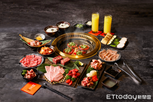 ▲胡同燒肉「雙人豪華燒肉盛宴」。（圖／橘焱胡同提供）