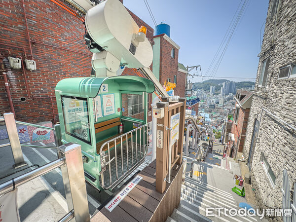 ▲▼釜山希望階梯單軌電車。（圖／記者蔡玟君攝）