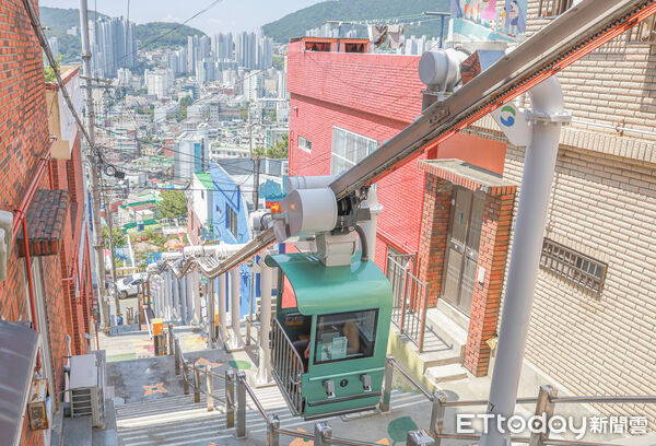 ▲▼釜山希望階梯單軌電車。（圖／記者蔡玟君攝）