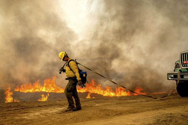 ▲▼美國加州野火。（圖／達志影像／美聯社）