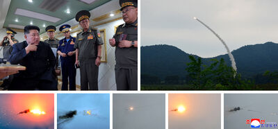抗議李在明訪美日！北韓金正恩「試射新型飛彈」　疑獲俄軍事支援