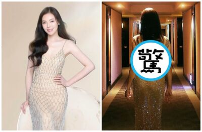 曾馨瑩一轉身「背殺」太驚豔！深V開到腰際「肌肉曲線超狂」