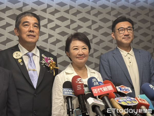 ▲▼             台中市長盧秀燕表態不選黨主席。（圖／記者白珈陽攝，下同）