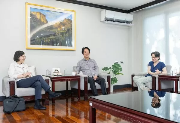 ▲▼總統賴清德、前總統蔡英文官邸會晤。（圖／總統府提供）