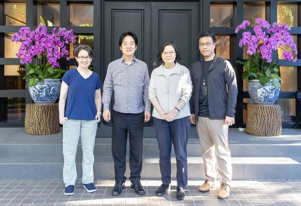 ▲▼總統賴清德、前總統蔡英文官邸會晤。（圖／總統府提供）