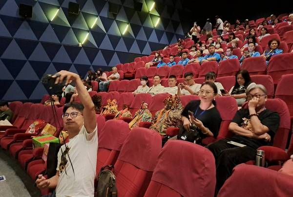 ▲電影《三清》桃園電影節首映，恭請神佛進影城