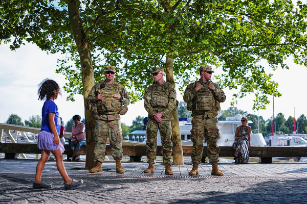 ▲▼目前川普已在華府部署約2000名國民兵（National Guard）。（圖／路透）