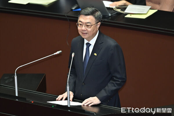 ▲卓榮泰25日到立法院專案報告並備質詢。（圖／記者李毓康攝）