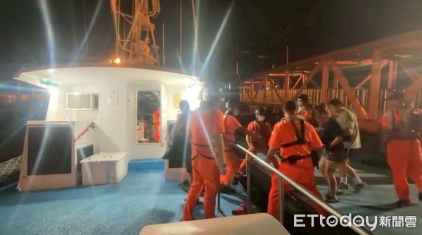 ▲連江縣北竿鄉發生女子心絞痛送醫事件。（圖／記者林名揚翻攝，下同）