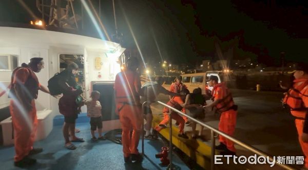 ▲連江縣北竿鄉發生女子心絞痛送醫事件。（圖／記者林名揚翻攝，下同）