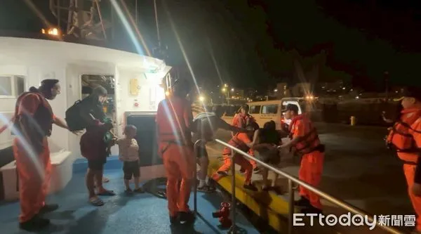 ▲連江縣北竿鄉發生女子心絞痛送醫事件。（圖／記者林名揚翻攝，下同）